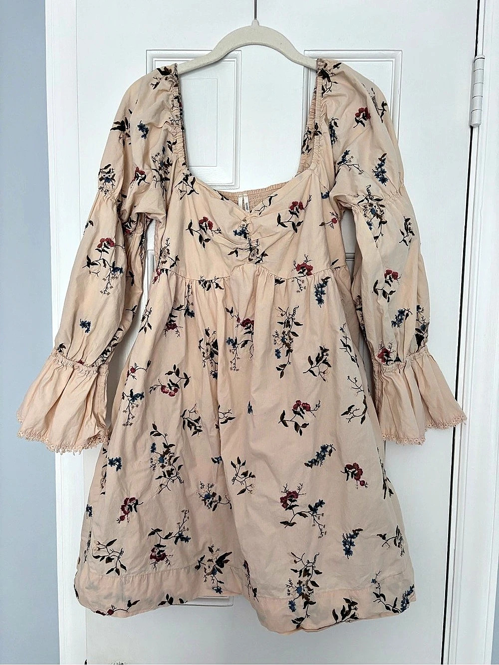 Anthropologie Floral Mini Dress